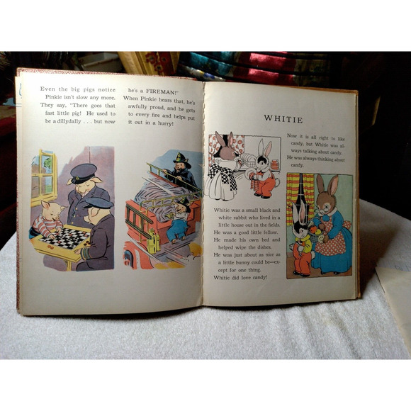 The Story Book of Whitie and Pinkie Lydia Scott Pru Herric HB 1940 Wonderful! - Picture 10 of 11